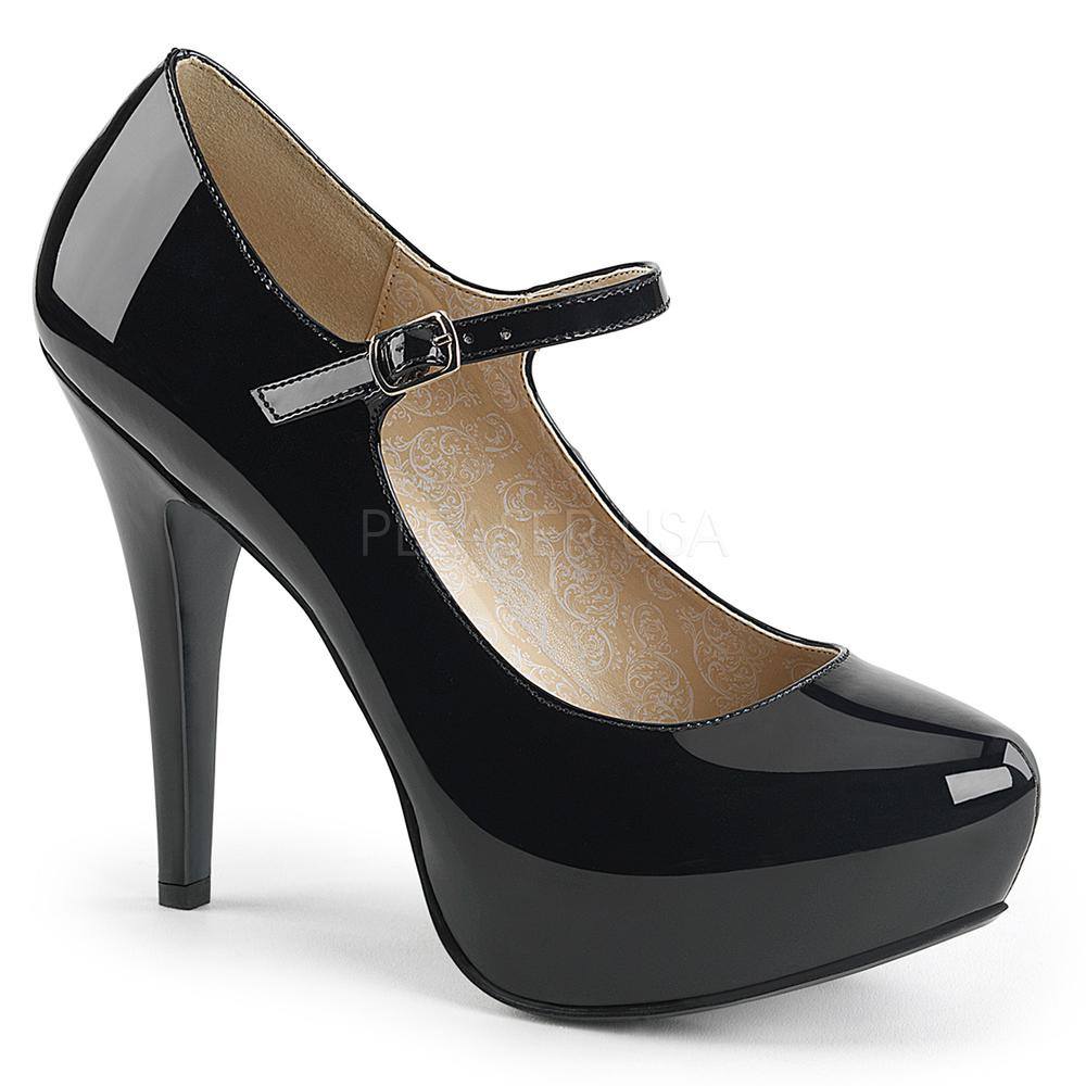Pleaser Pink Label - CHLOE02 Pompes talons - Chaussures de pole dance - Noir Product image
